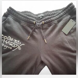 Ed Hardy Black Joggers